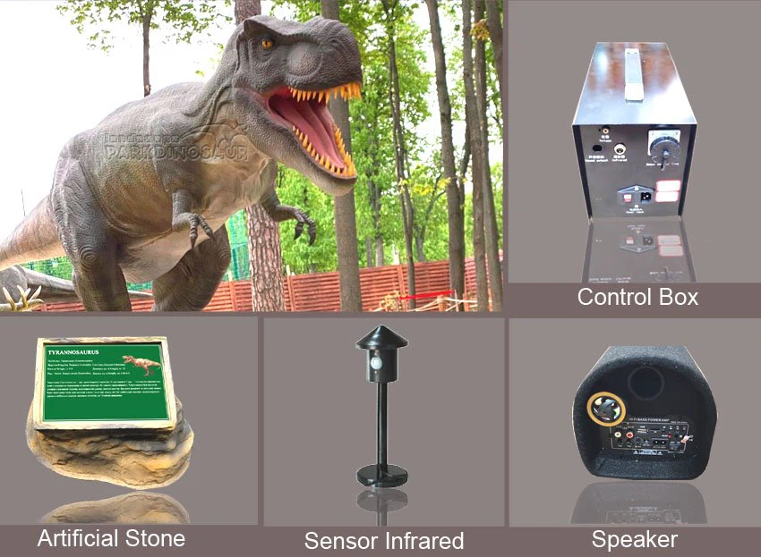 Life Size T Rex Jurassic Park Statue-F